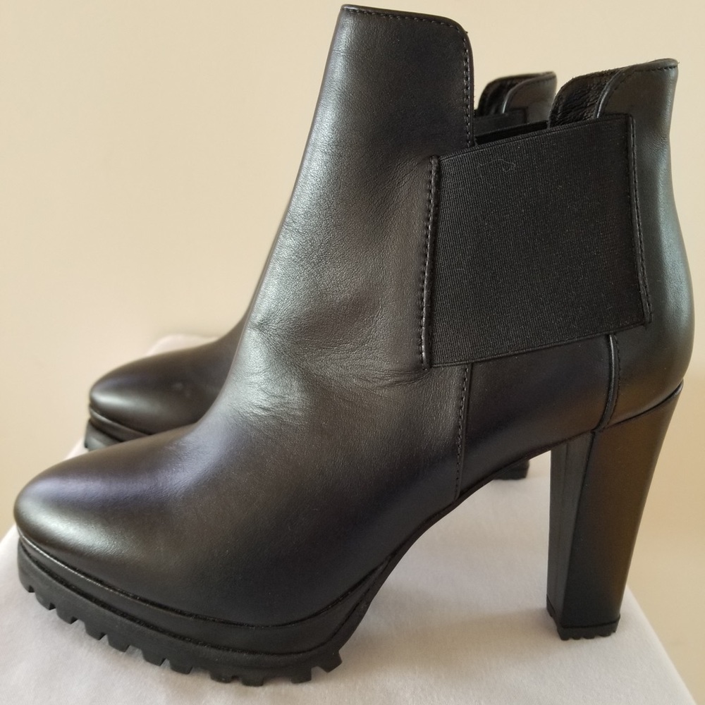 Black All Saints Heeled Boots